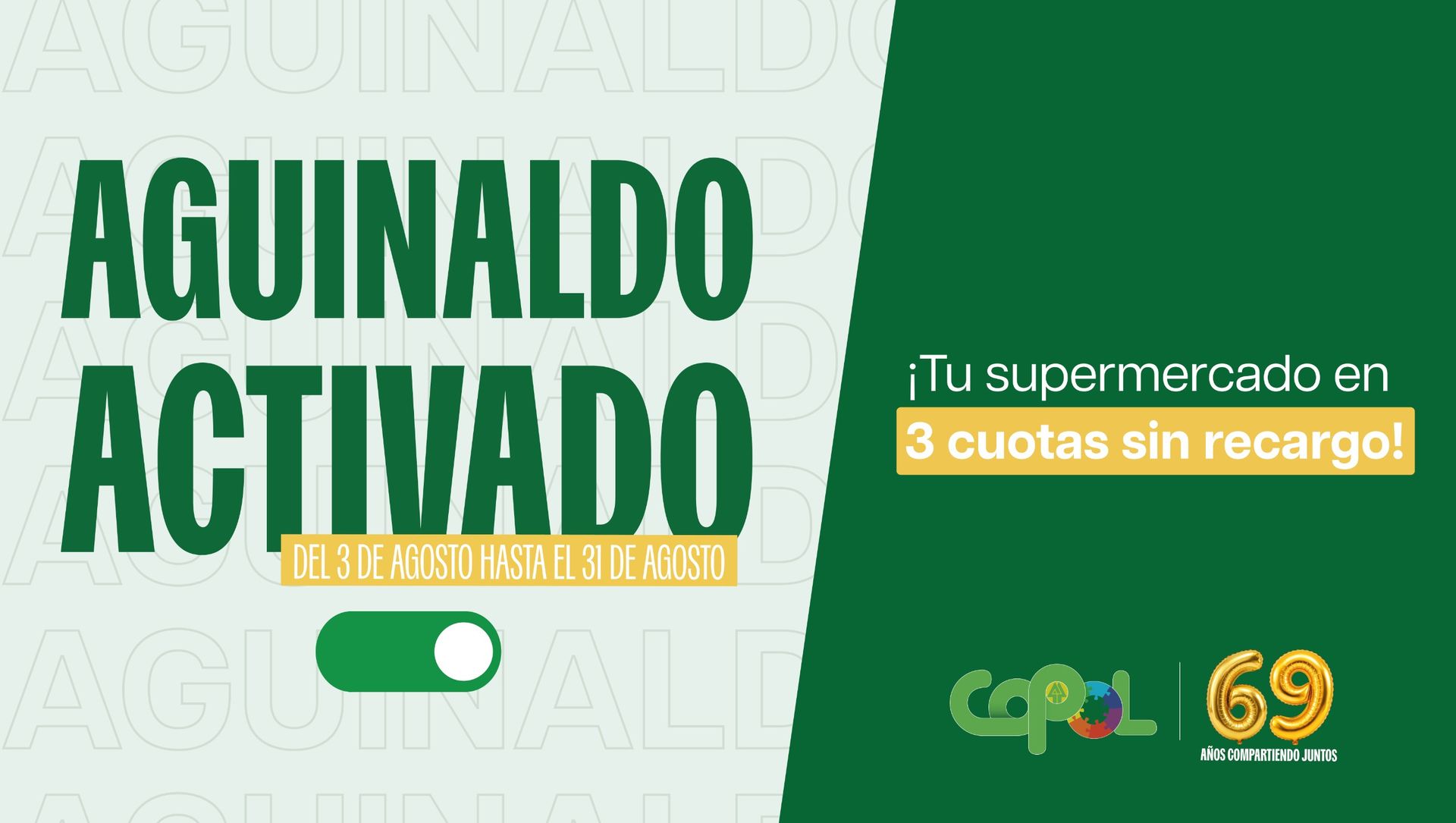Aguinaldo Activo