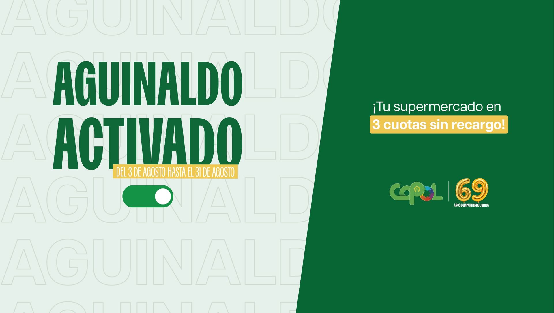 Aguinaldo Activo