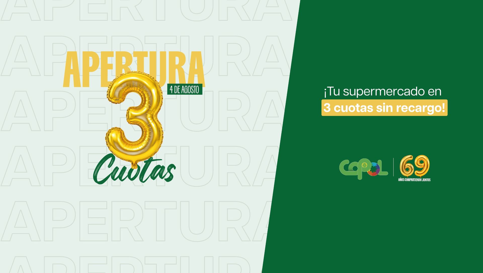 Apertura 3 Cuotas