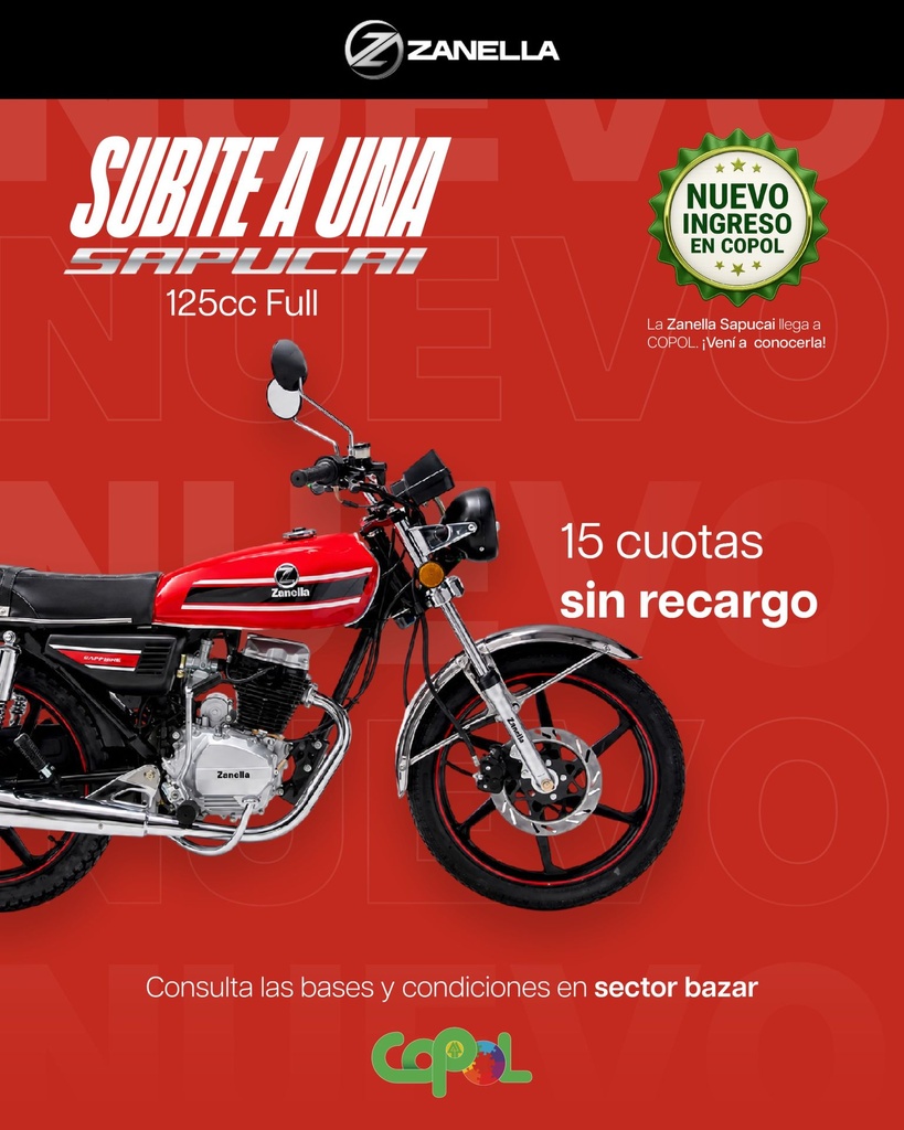 Zanella Sapucai 125cc Full